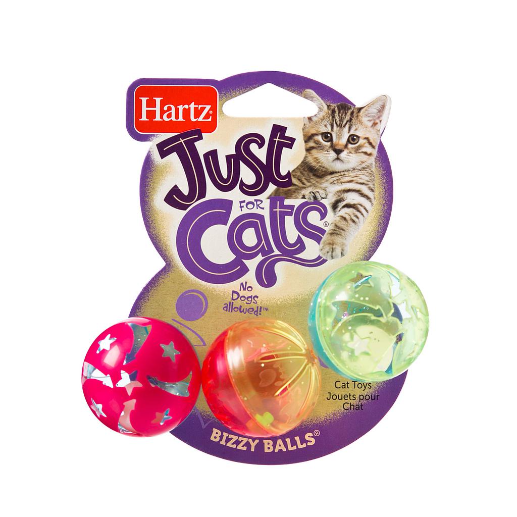 HARTZ JFC BIZZY BALLS CAT TOY