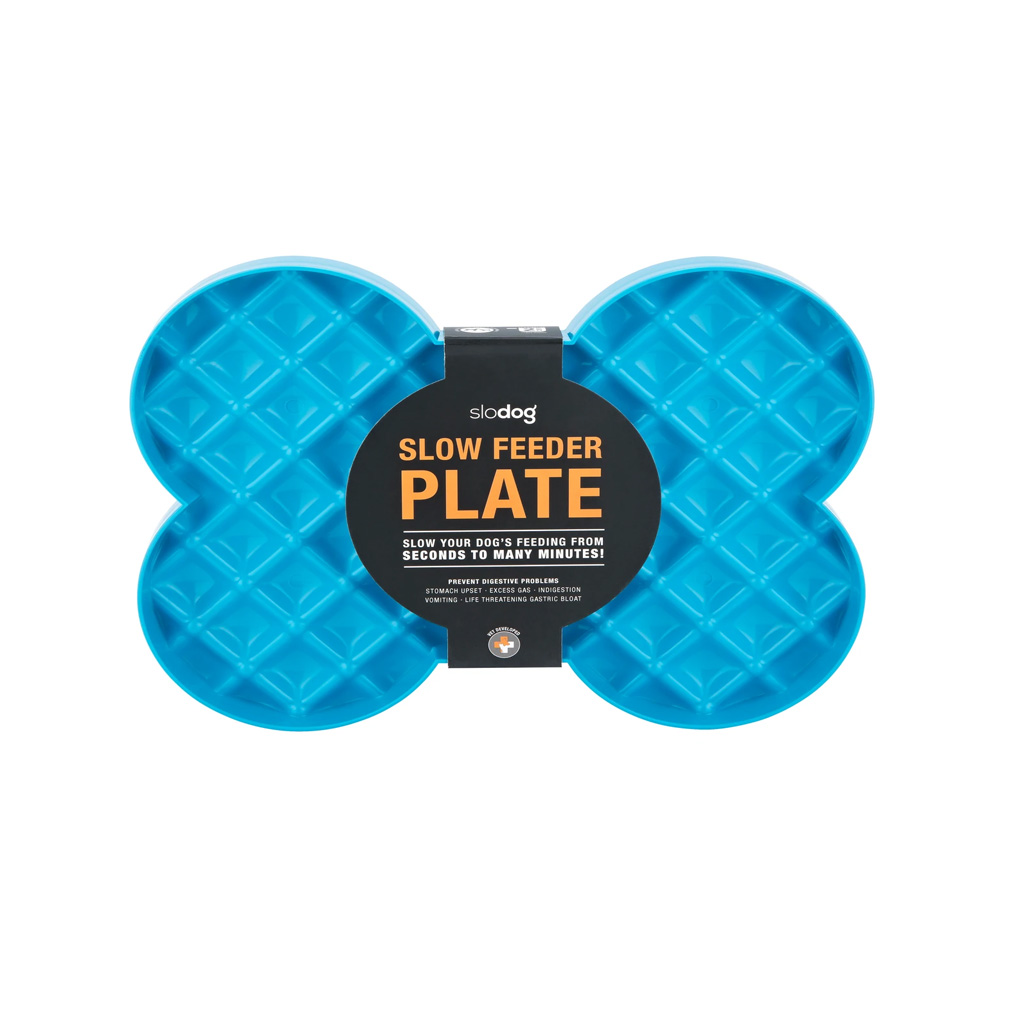 LICKY MAT SLODOG SLOW FEEDER PLATE TURQUOISE