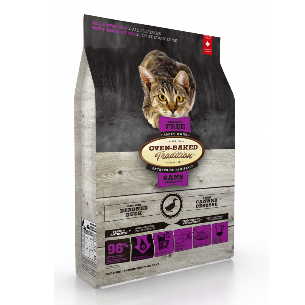 OVEN BAKED GRAIN FREE PATO ADULTO CAT 2,27KG