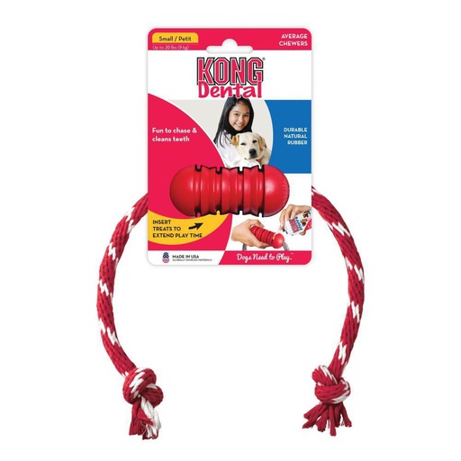 KONG DENTAL WITH ROPE SMALL