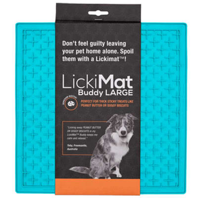 LICKY MAT BUDDY LARGE TURQUOISE FOR DOG