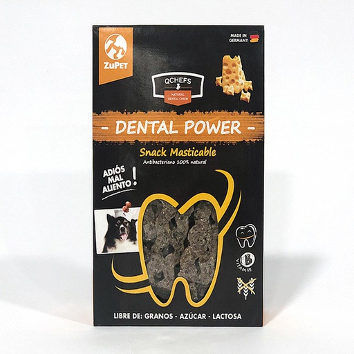 QCHEFS SNACK DENTAL POWER DOG MASTICABLE 65G
