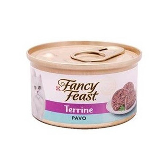 FANCY FEAST CHUNKY PAVO 85G LATA