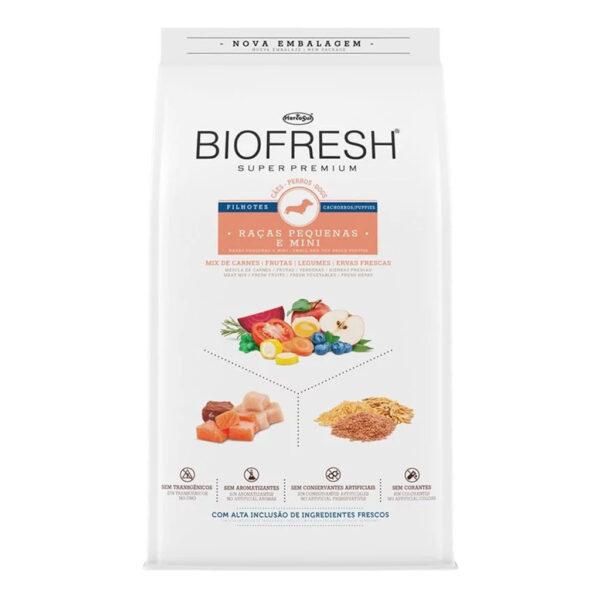 BIOFRESH CACHORRO RAZA PEQUEÑAS Y MINI 3KG