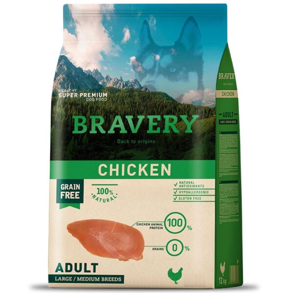 BRAVERY20POLLO20MEDIUM LARGE20BREEDS20ADULTO20DOG204KG