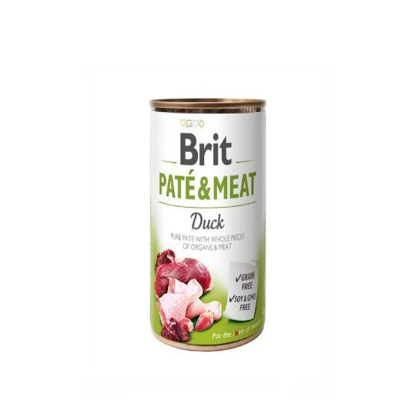 BRIT20CARE20PATE20Y20MEAT20PATO20DOG20LATA20800G