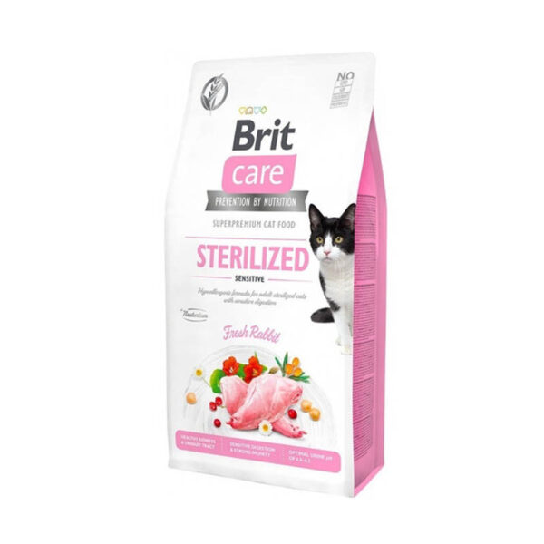 BRIT CARE STERILIZED SENSITIVE FRESH CONEJO ADULTO CAT 2KG