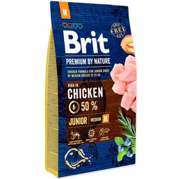 BRIT PREMIUM BY NATURE POLLO JUNIOR MEDIUM BREEDS 3KG