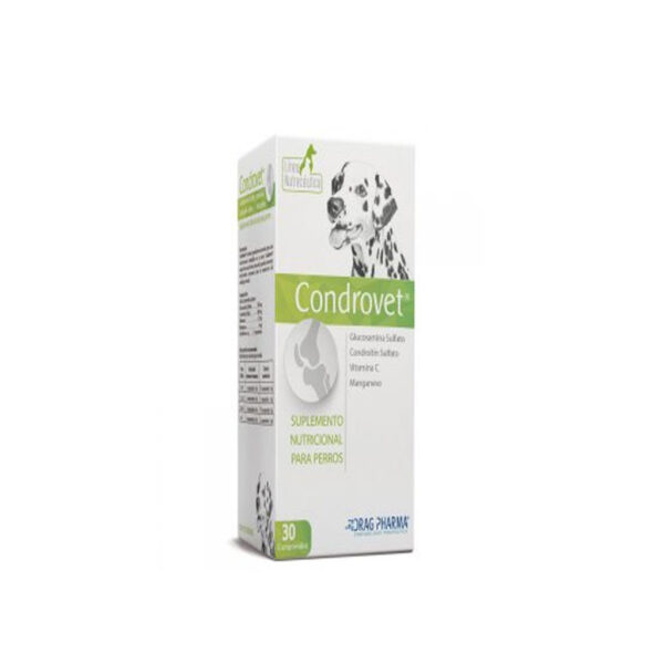 CONDROVET SUPLEMENTO NUTRICIONAL PARA PERROS 30 COMPRIMIDOS