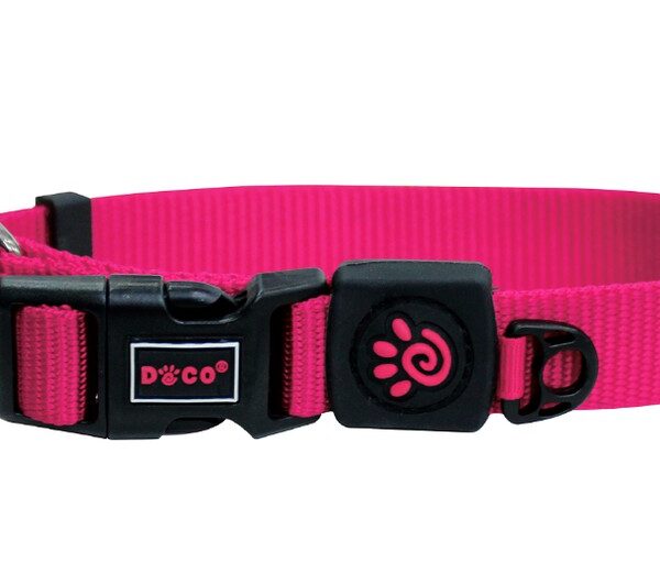 DOCO NYLON COLLAR PINK