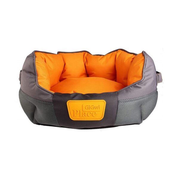 GIGWI PLACE CAMA REDONDA NARANJA M