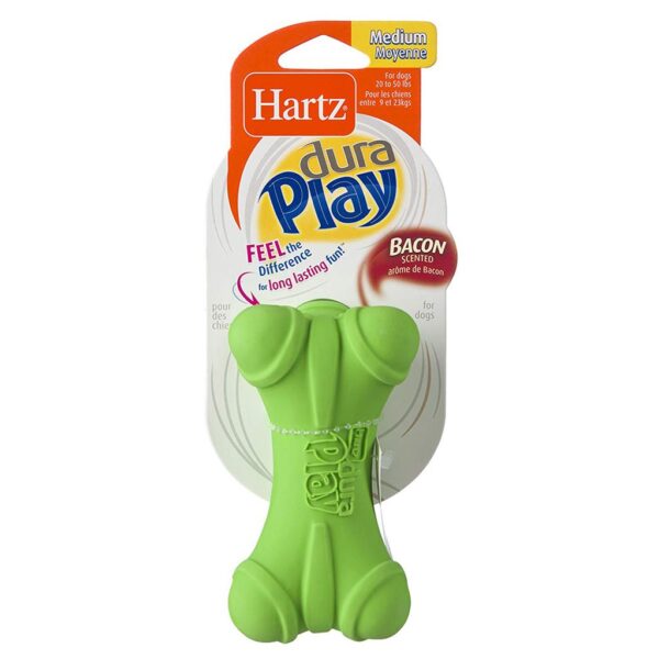 HARTZ DURA PLAY HUESO MEDIUM JUGUETE PARA PERRO CON SONIDO Y SABOR