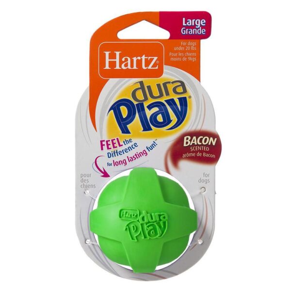 HARTZ DURA PLAY PELOTA LARGE JUGUETE PARA PERRO CON SONIDO Y SABOR