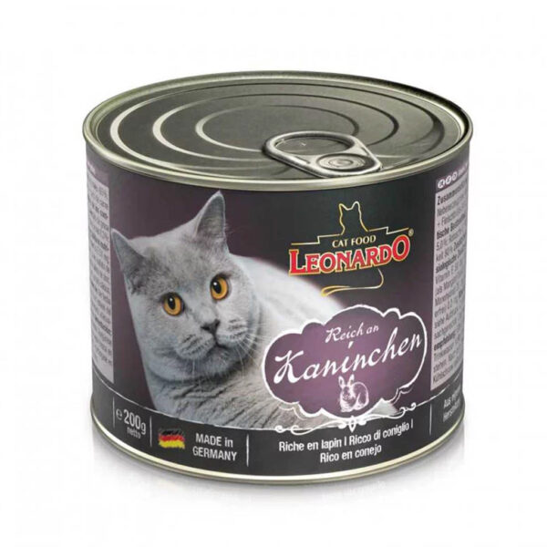 LEONARDO QUALITY SELECCION CONEJO CAT LATA 200G