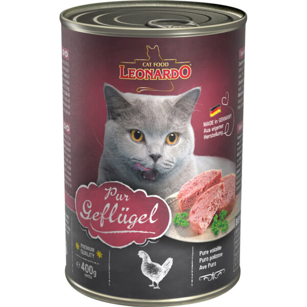 LEONARDO QUALITY SELECCION POLLO CAT LATA 400G