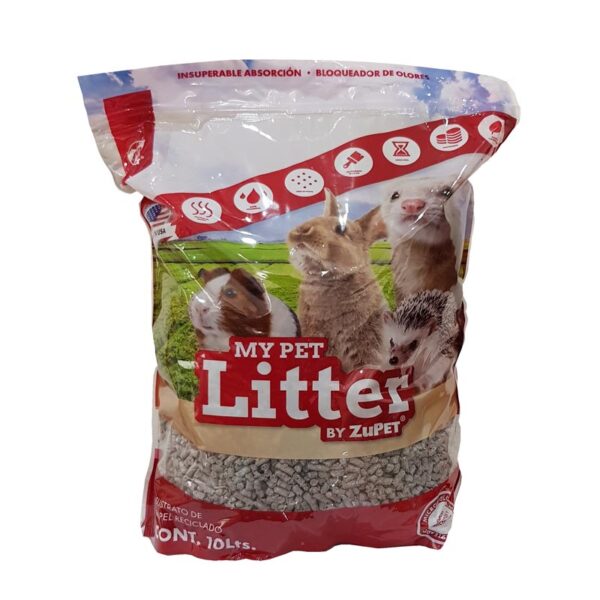 MY PET LITTER VIRUTA DE PAPEL (10LITROS)