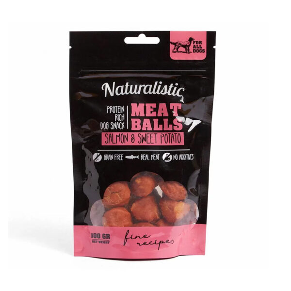 NATURALISTIC SNACK MEATBALLS SALMON Y PAPA 100GR