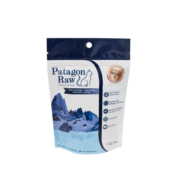 PATAGON RAW SNACK PECHUGA DE POLLO CAT 35G