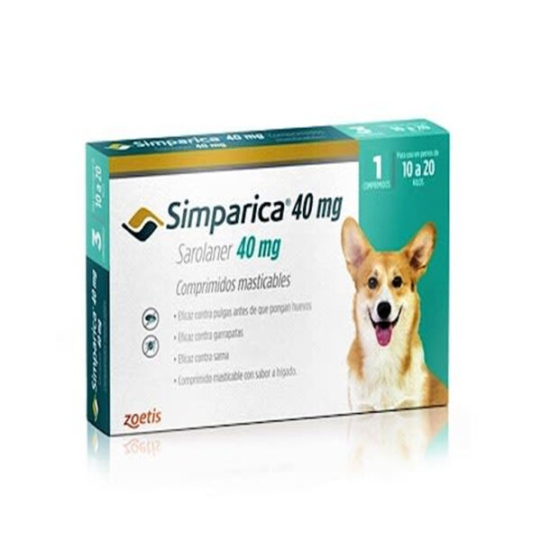 SIMPARICA2040MG20CONTRA20PULGAS20Y20GARRAPATAS20120COMPRIMIDO201020A2020KG