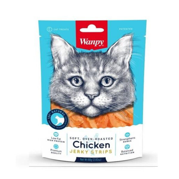 WANPY CAT POLLO STRIPS JERKY 80G