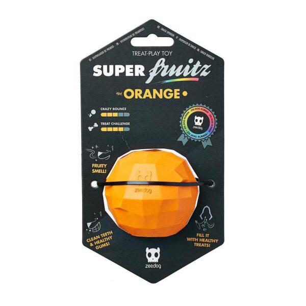 ZEEDOG20SUPER20FRUITZ20NARANJA20 20JUGUETE20RELLENABLE